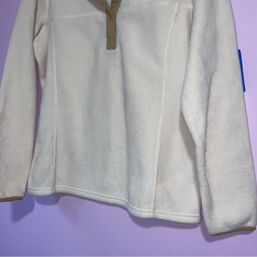 NEW Columbia Benton Springs Half Snap Pullover Women L Fleece Sweater Gorpcore - Picture 3 of 8
